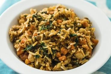 Riz sauté à la mangue